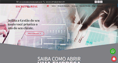 Desktop Screenshot of escritorialcontabil.com.br