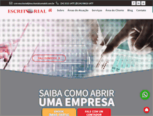 Tablet Screenshot of escritorialcontabil.com.br